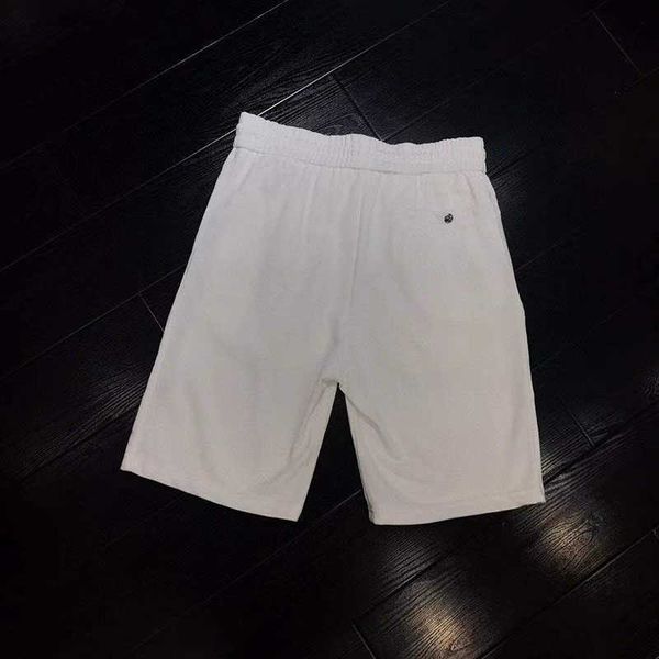 

sanskrit summer crosin cross embroidery shorts men's ch casual capris loose beach women's pants, White;black