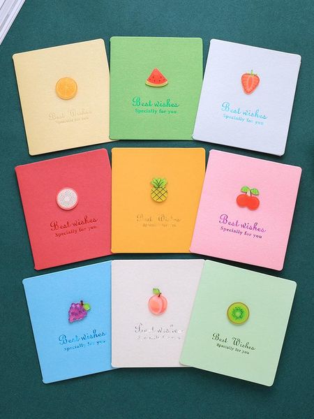 

greeting cards 9pc creative ins stereo card holiday wishes blank thank diy birthday gift paper party accessories