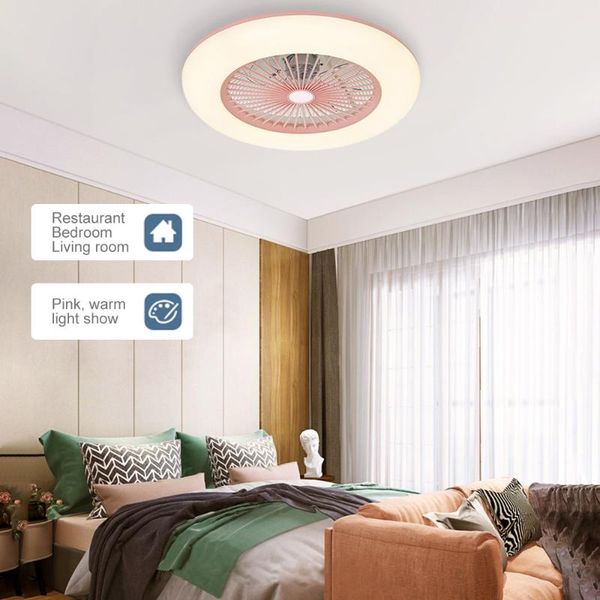 

ceiling lights phone control led fan dimmable light remote bt connection for bedroom living room lamp
