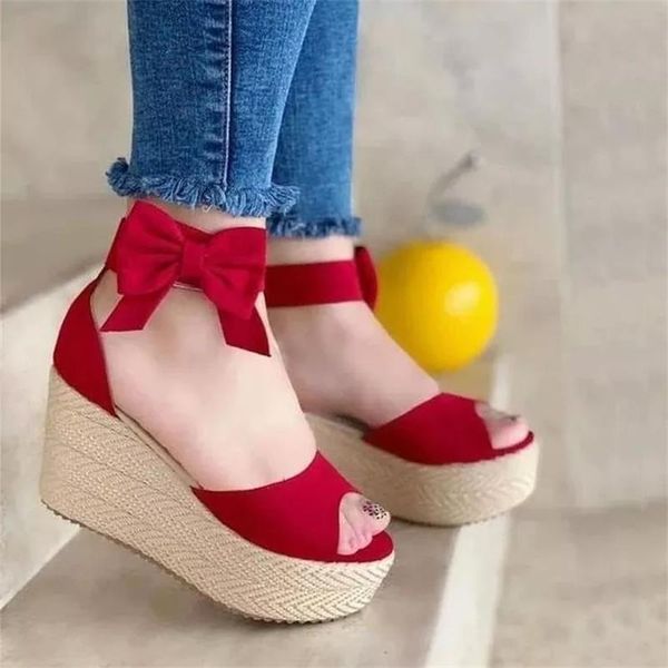 

dress shoes 2021 women's summer fashion casual solid color imitation suede bow fish mouth high heel platform sandals heels women, Black