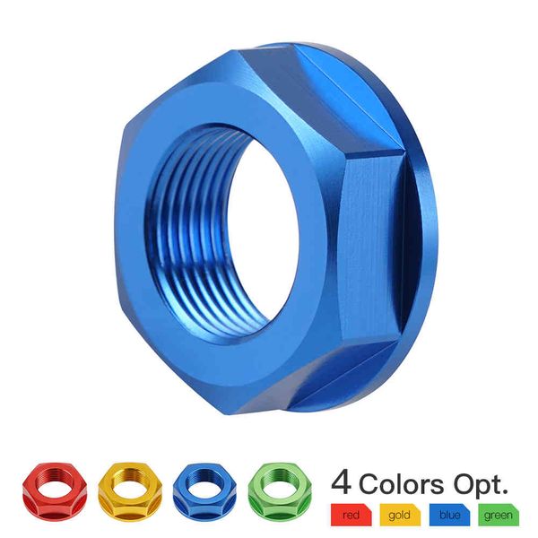 

universal motorcycle accessories m22 rear wheel axle shaft lock nut screw cnc aluminum for honda suzuki kawasaki yamaha 02-21 20