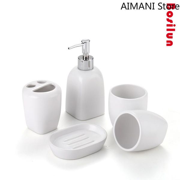 

bath accessory set fangyuan white bathroom wash senior el home decoration accessories tooth brush holde decor