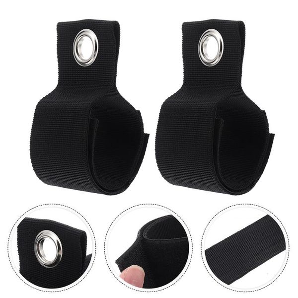 

storage bags 2pcs practical fixed adhesive hook strap tape for home