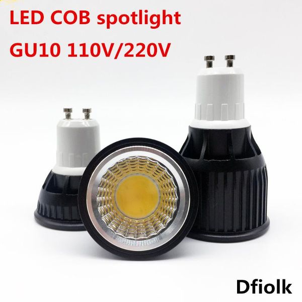 

bulbs 6w 9w 12w gu10 led downlight 110v 220v dimmable spotlight warm / cool white gu 10