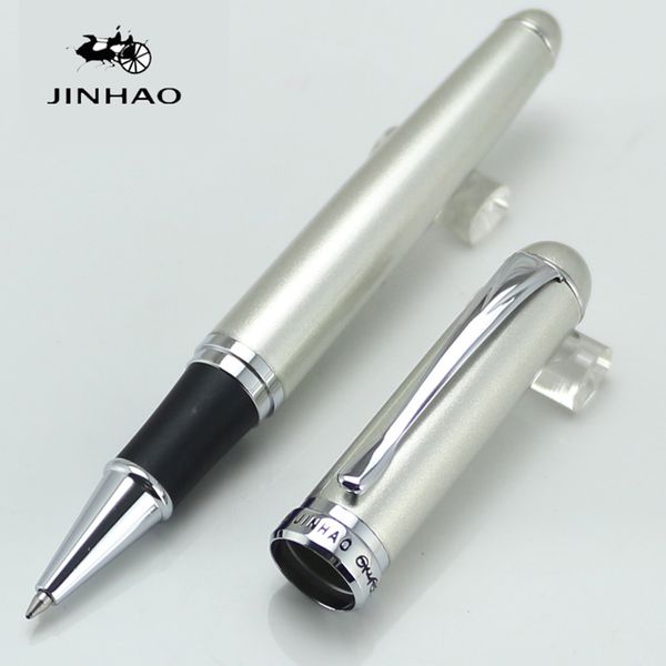 

jinhao 750 silver black champagne gold 0.7mm nib rollerball pen black/blue ink luxury writing gift pens wholesale