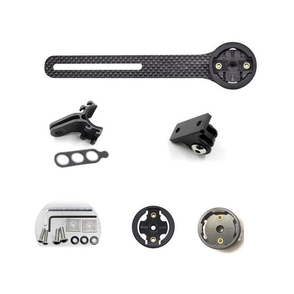 

carbon fiber bike computer mount bicycle road bike cycling mtb computer satch mount holder for garmin wahoo