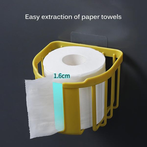 

toilet paper holders wall mount holder wno-punching indoor bathroom storage shelf rack tissue box