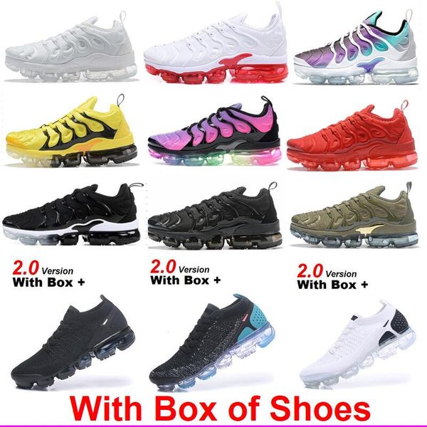 

2023 new max tn plus tn running shoes ultra tn plus olive metallic white silver men with box male shoe pack triple black men