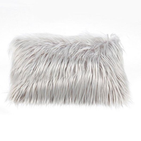 

cushion/decorative pillow soft plush throw case fluffy sofa cushion cover room home decor use