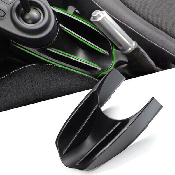 

car organizer center console handrail armrest storage box abs black for smart 453 fortwo forfour 2021-2021 accessories