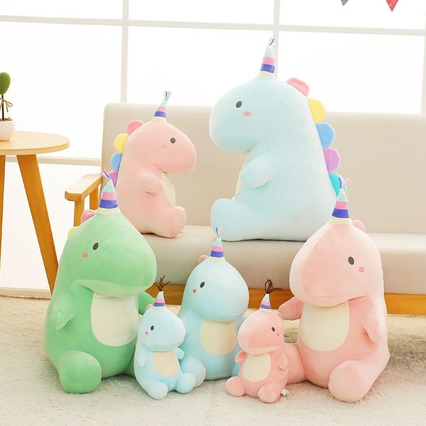 

blue and white dolls come on the market creative cartoon dinosaur toys plush