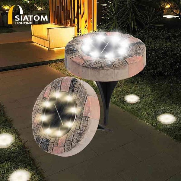 

solar outdoor garden plastic lawn led waterproof landscape super bright courtyard stone like buried lamp
