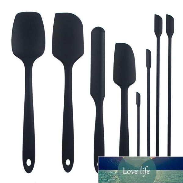 8 ADET Mutfak Gıda Sınıfı Yapışmaz Tereyağı Pişirme Silikon Spatula Set Kurabiye Pasta Kazıyıcı Skimmer Silikon Spatula Aracı Fabrika Fiyat Uzman Tasarım Kalitesi