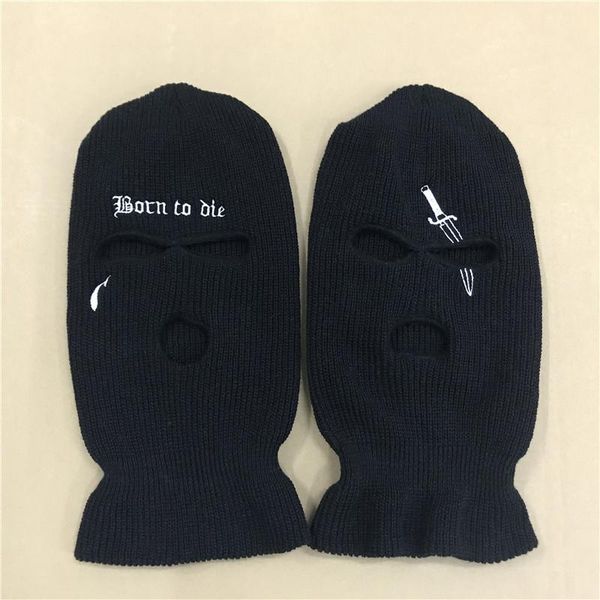 Bolas de bola Bolas de esqui máscara de esqui balaclava girinos quentes bordados de bordados personalizados chapéus de inverno para mulheres