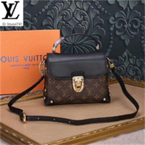 

brand designer luxury z11y m43126 flap lock crossbody bag dark coffee women handbags iconic bags handles shoulder bags totes cross body