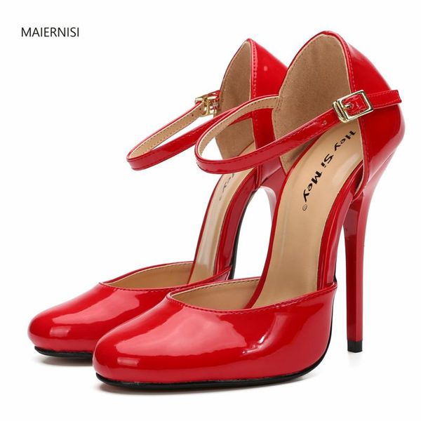 

dress shoes pattern woman princess ladies high heels quality extra fashion net red 13cm thin 6-16 17 maier, Black