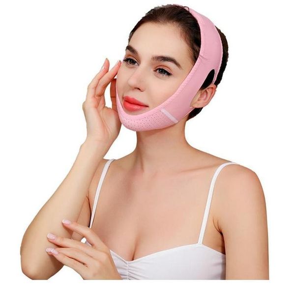 

v shape slimming face belt breathable removal face mask double chin lifting face firming sleep band qylitn