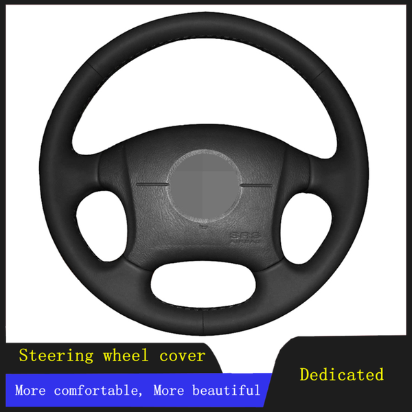 

steering wheel covers car accessories cover black hand-stitched non-slip artificial leather for 2004-2011 elantra old