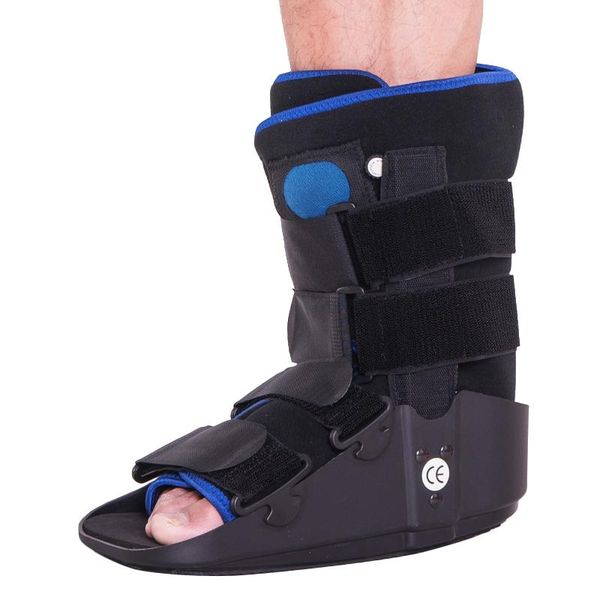 

ankle support walking boot low air fracture for broken foot sprained fractures or achilles recovery, Blue;black