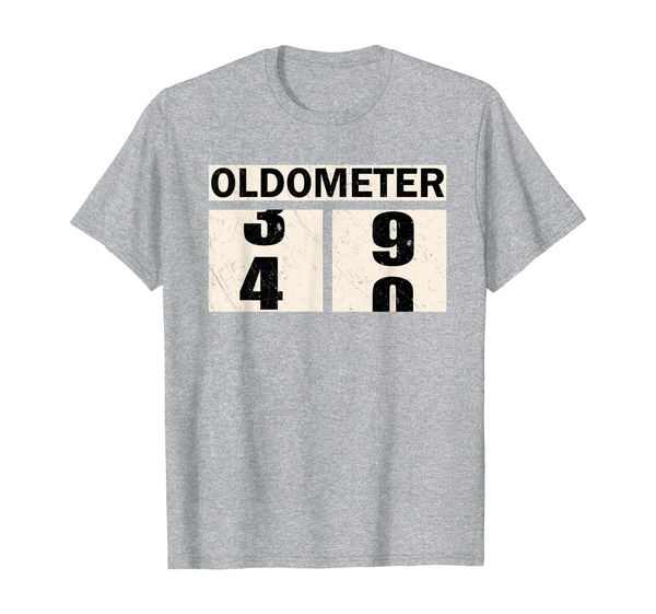 

oldometer 40 years old shirt 40th birthday gift t-shirt, White;black