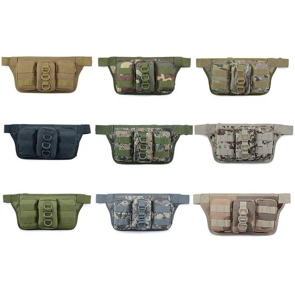 

outdoor tactical waist bag waist bag waterproof practical belt hiking camping horse riding fishing shooting accessories