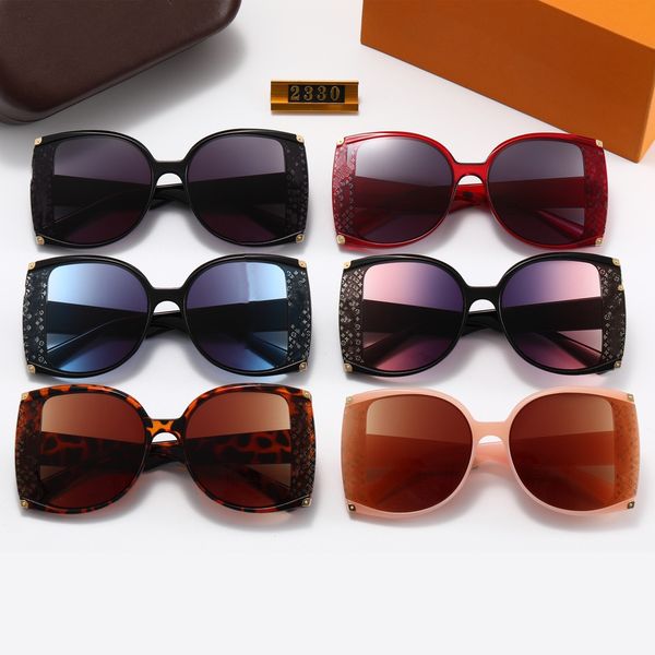 

2021 new women's sunglasses designer fashion men's sunglasses uv protection outdoor sports sunglasses uv400 with box, White;black