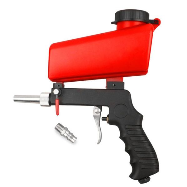 

professional spray guns 90psi portable gravity sandblasting gun pneumatic tool small sand blasting for remove paint adjustable sandblaster k