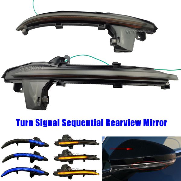 

dynamic turn signal light led side rearview mirror blinker sequential indicator lamp for audi a6 c8 4k a7 4k8 a8 d5 2018-2019