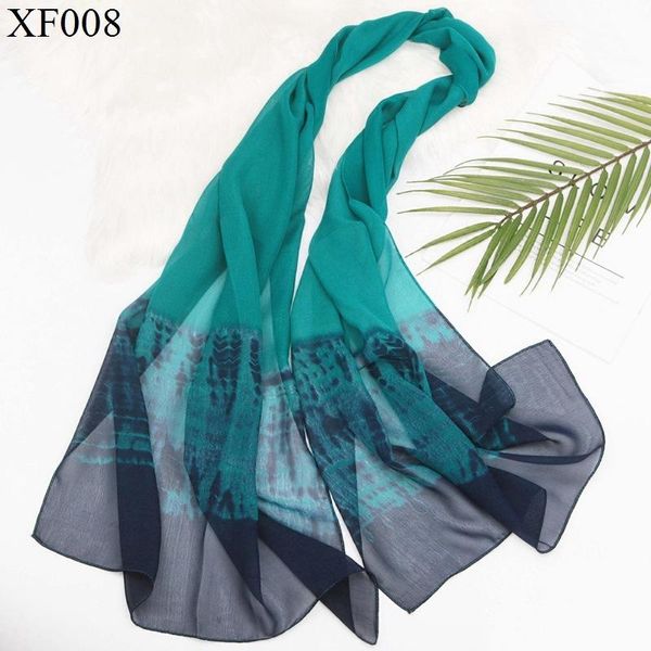 

scarves in 2021 the gradient silk woman dancing joker soft chiffon scarf fabric form shows, Blue;gray