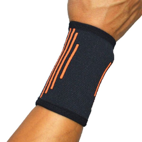 

wrist support sports band brace breathable protector guards tennis basketball gym wraps bracer, Black;red