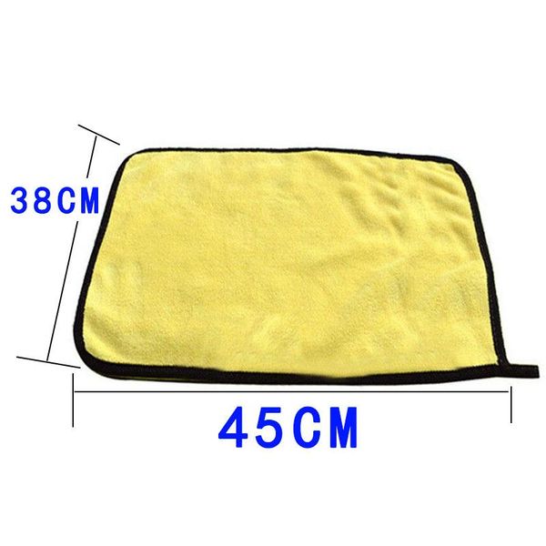

cleaning cloths 3 size microfiber super absorbent car wash towel double sided