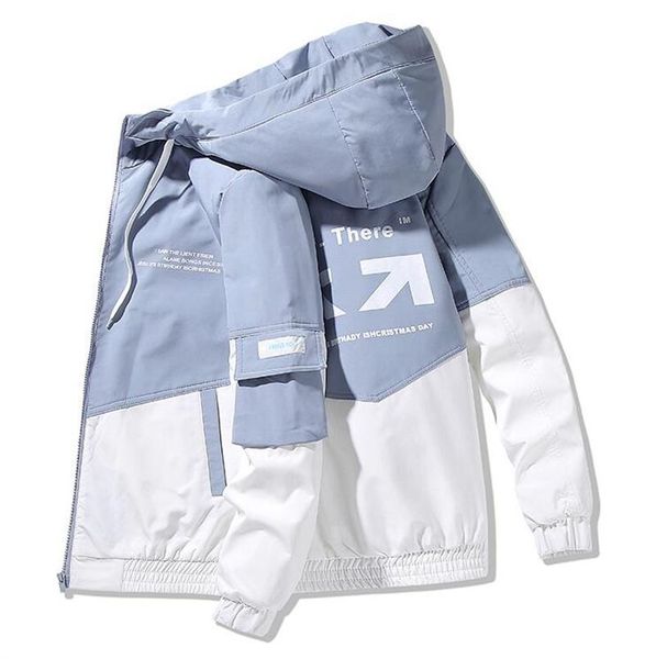 

men's jackets fashion brand men printing jacket spring autumn high street hooded outerwear trendy casual coat male streetwear, Black;brown