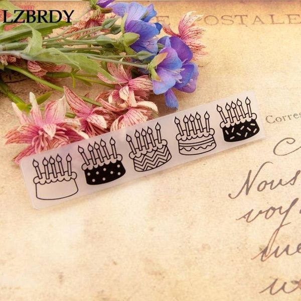 

craft tools 5 delicious birthday cake with candles plastic embossing folders for card making scrapbooking decors