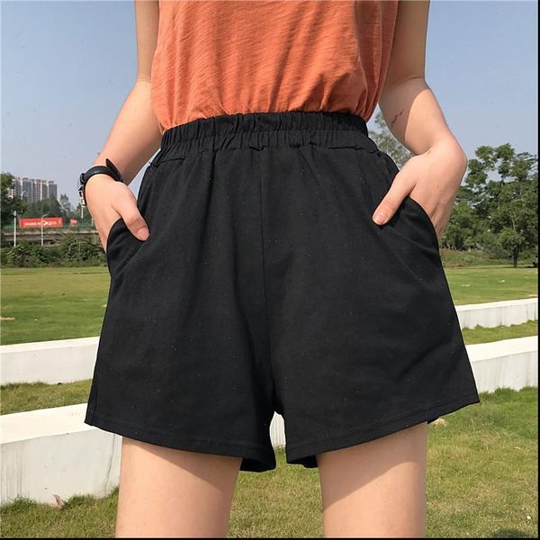 

women shorts black 2021 summer fashion new casual clothes solid color egan hip hop punk pocket dropshipping harajuku vintage, White;black