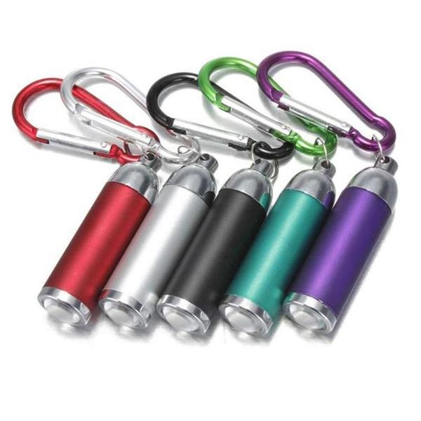 

mini led torch flashlight camping small compact portable keyring carabiner telescopic zoom small flashlight jlleys