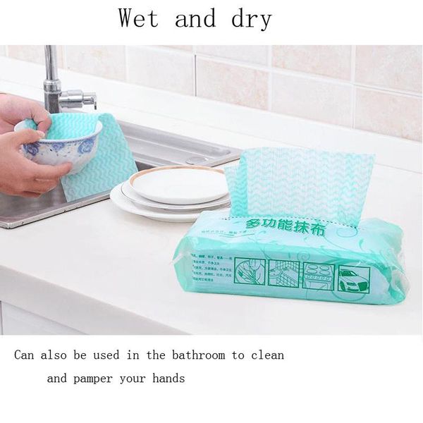 

cleaning cloths household kitchen supplies, environmentally friendly disposable non-woven fabrics, rags, 80 drawers, multi-pu