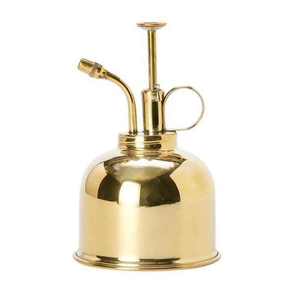 

watering equipments 300ml brass pot vintage water succulent plants golden spraying bottle garden flower kettle tool