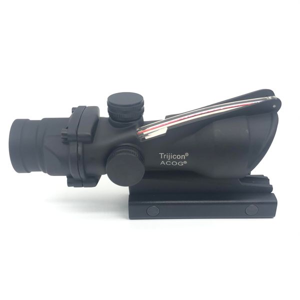 Estilo ACOG 4x32 Real Fiber Red Green Illuminated Scope