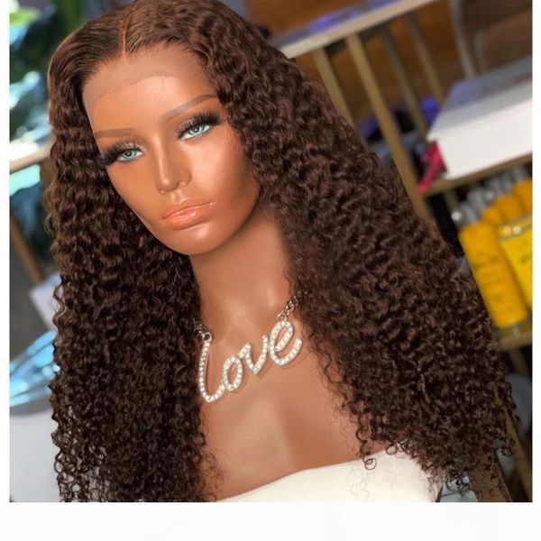 

italian ginger brown glueless 360 lace frontal human hair wigs with baby hair full lace wigs for black women natural hairline, Black;brown