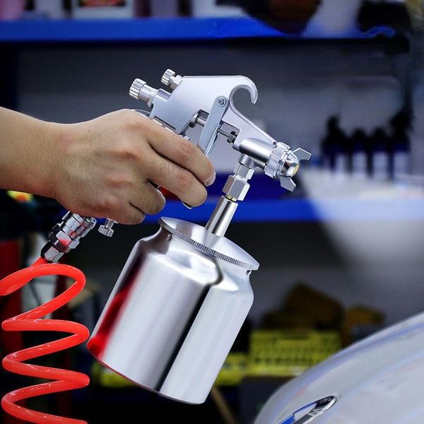 

professional spray guns pneumatic pot spraying machine emulsion paint small car artifact tool glue