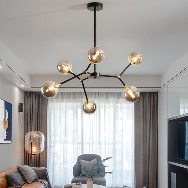 

chandeliers nordic tree branch chandelier g9 led living room dining bedroom decorative molecular lamp design art