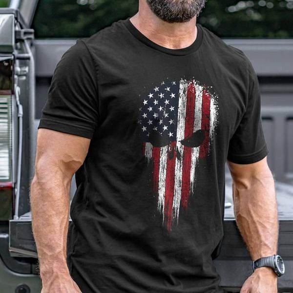 

nightingale pattern men's 3d printed t-shirt graphic optical illusion short sleeve party street punk goth crew neck summer 100% cotton, White;black