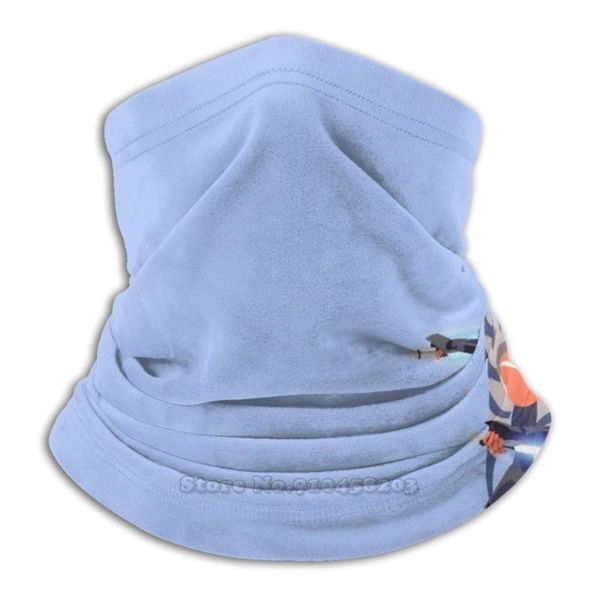 

scarves clone wars ahsoka tano scarf bandana headband outdoor climbing warmer face mask lightsaber jedi, Blue;gray