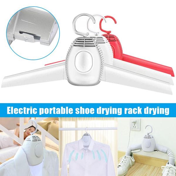 

hangers & racks portable electric folding clothes hanger dryer drying rack travel laundry 110v/220v 150w aia99
