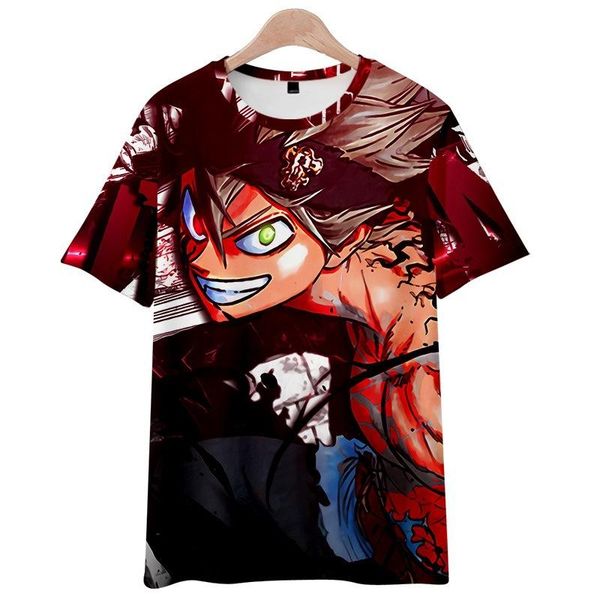 

men's t-shirts summer cool anime role grinbellor cosplay short sleeve round neck tees fashion couple student, White;black