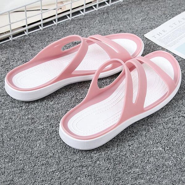 

slippers women's sandals summer ladies flat jelly shoes platform outdoor beach for women 2021 woman, Black