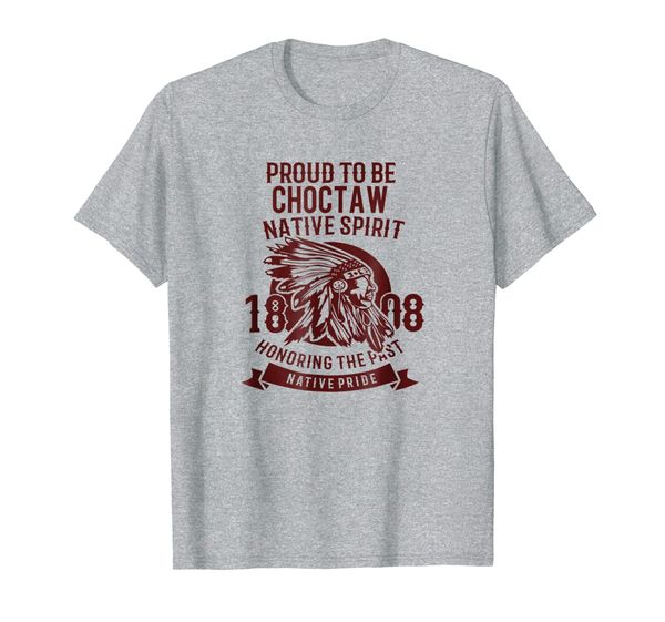 

proud to be choctaw native spirit vintage style t shirt, White;black