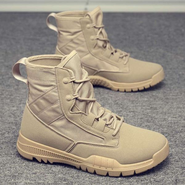 

1 martin korean high british labor protection site work clothes men's boots middle casual shoes autumn short, White;red