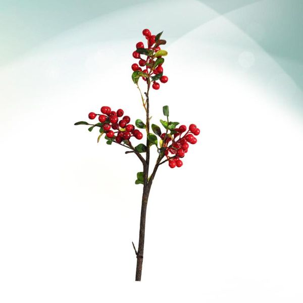 

20 x 45cm artificial berries lifelike fruit branch berries shape pgraph props nordic style without vase red