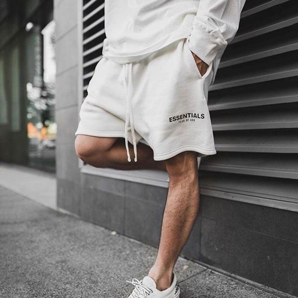 

running shorts men's summer cotton loose high street style sports hip-hop pants trend brand, Black;blue